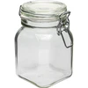 Comfort-purkki 750 ml neliö. ilmatiiviisti suljettava ['säilöntäpurkki', ' säilöntäpurkit', ' tavallinen purkki', ' tavalliset purkit', ' halvat purkit']