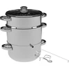 Höyrymehustin (mehumaija) ruostumattomasta teräksestä + höyrytysosa, 5 l - 3 