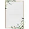 Itsekiinnittyvät etiketit 60 x 90 mm pulloihin, purkkeihin, lahjoihin, kukkakuvio - 20 kpl - 13 