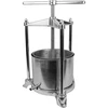 Kehysprassi hedelmille - ruostumaton teräs, 5 l ['kehysprassi hedelmille', ' kehysprassi hedelmäpuristin ruostumaton teräs', ' hedelmäprassi', ' hedelmämehun puristin', ' hedelmämehun puristin ristikko', ' hedelmäprassi obi', ' hedelmäprassi olx', ' juustopuristin', ' juustonvalmistusprassi']