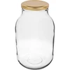 Purkki 3 L - 1 kpl, kultainen kansi (fi 100) ['purkki', ' lasipurkki', ' lasipurkki kannella', ' purkki kurkkujen säilöntään', ' purkki kurkuille', ' purkki likööreille', ' purkki likööreille', ' 3 l']