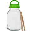 Purkki TO 4 L muovikannella + pihdit fi 100 ['purkki', ' lasipurkki', ' lasipurkki kannella', ' purkki kurkkujen säilöntään', ' purkki kurkuille', ' purkki likööreille', ' purkki likööreille', ' purkki pihdeillä', ' kurkkupihdit', ' keittiöpihdit']