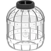 Särkymätön, monikäyttöinen purkki mustalla kannella, 8L ['Säilykepurkit', ' purkki', ' kurkkupurkki', ' likööripurkki', ' 8l purkki', ' sertifioitu purkki', ' särkymätön purkki', ' yleispurkki', ' monikäyttöpurkki', ' säilykepurkki', ' muovipurkki', ' muovinen purkki']