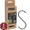 Savustuskoukut – S-malliset, teroitetut, 4 mm x 100 mm, 5 kpl - 8 