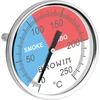 Savustusuunin ja BBQ:n lämpömittari (0°C - +250°C) 5,2cm - 6 