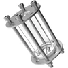 Tislausmoduuli - tarkastusikkuna - fi 48,3mm pituus 100mm ['tislauksen tarkastusikkuna', ' tislaimen tarkastusikkuna', ' ruostumaton tarkastusikkuna', ' tislaimen taskulamppu', ' taskulamppuikkuna', ' gini', ' tisleiden aromatisointi', ' taskulamppu']
