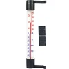 Ulkotermometri antrasiitti (-60°C - +50°C) 23cm ['ikkunalämpömittari', ' mikä lämpötila']