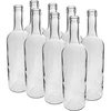 Valkoinen viinipullo 0,75 L - pakkaus 8 kpl ['750ml pullo', ' viinipullo', ' valkoinen pullo', ' viinipullot', ' viinipullot', ' lasipullo', ' korkkipullo', ' korkkipullot', ' 0', '7 pullot']