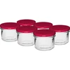 Yksinkertainen purkki 235 ml (fi82) viininpunaisella kannella 6 kpl ['purkkisarja', ' hapatuspurkit', ' hillopurkit', ' purkki kannella', ' purkit fi 82', ' purkit 6 kiinnikkeellä', ' purkit viininpunaisilla kansilla', ' säilykkeille', ' säilöntään', ' lihalle', ' purkkisetti']