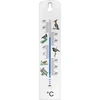 Yleismittari grafiikalla - linnut (-30°C - +50°C) 20cm ['yleismittari', ' muovinen mittari', ' mittari selkeällä asteikolla', ' mittari kaksoisasteikolla', ' mittari korkean kosteuden tiloihin', ' sisä- ja ulkomittari', ' mittari värillisellä painatuksella']