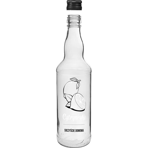 500 ml pullo kierrekorkilla, painatus "Cytrynówka", 1 kpl - 2