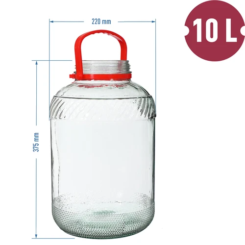 10 L purkki muovikannella - 6