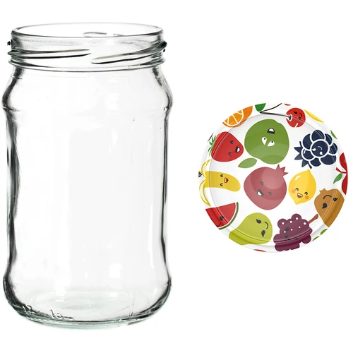 300 ml purkit värillisellä kannella fi 66 - 6 kpl - 13