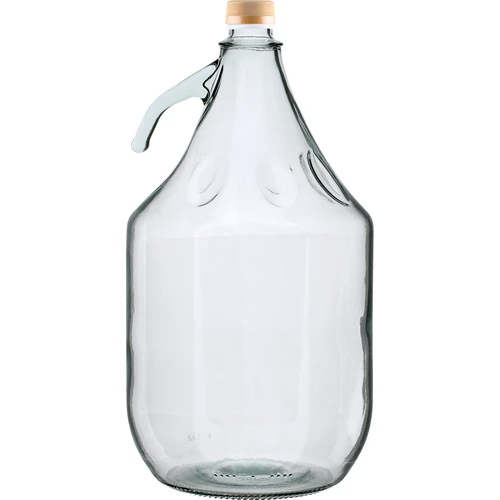 5 L Demijohn korkilla - ilman koria