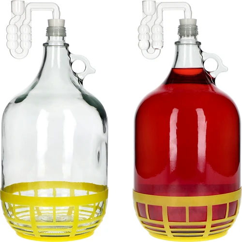 5L Dama korkilla, vaakasuoralla putkella ja korkilla - 5