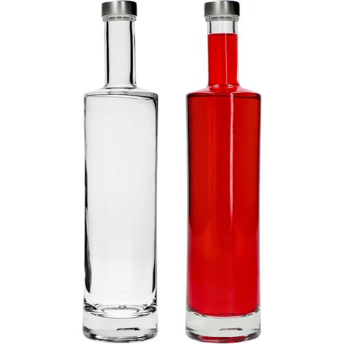 Ajaton 500 ml lasipullo, kierrekorkilla, 1 kpl - 3