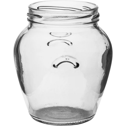 Amfora-purkki 580 ml (fi 82) mustalla kannella 6 kpl - 4