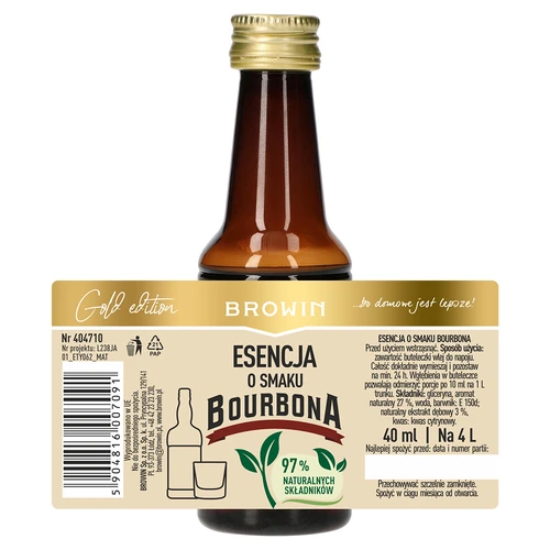 Bourbon-makuesanssi 4 litrille, 40 ml - 5
