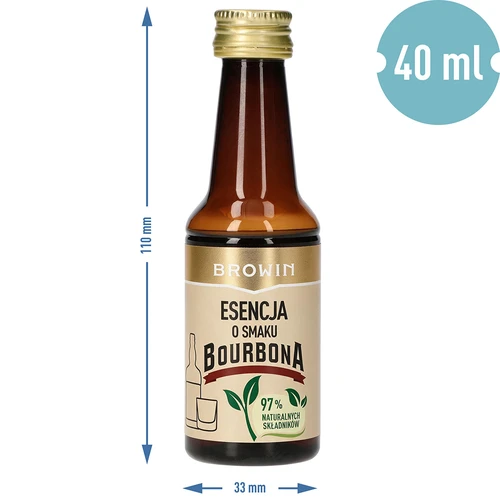 Bourbon-makuesanssi 4 litrille, 40 ml - 8