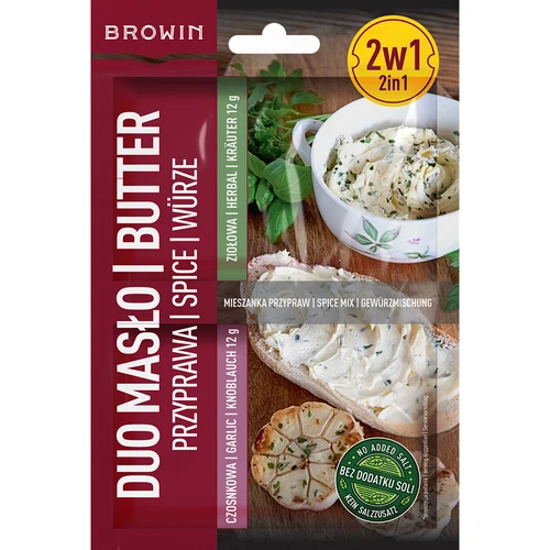Duo Voi - valkosipuli- ja yrttimauste 2 in 1, 2 x 12g