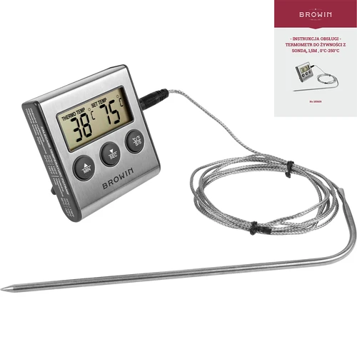 Elektroninen keittiölämpömittari anturilla (0°C - 250°C) - 4