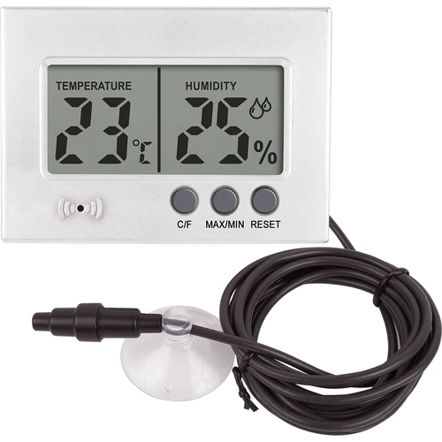 Elektroninen lämpö- ja kosteusmittari terraarioon (0 °C – +50 °C), 5 cm