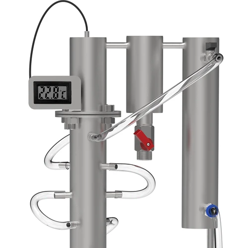 Elektroninen lämpömittari kehyksessä - tislauslaitteille (-50°C - +110°C) - 5