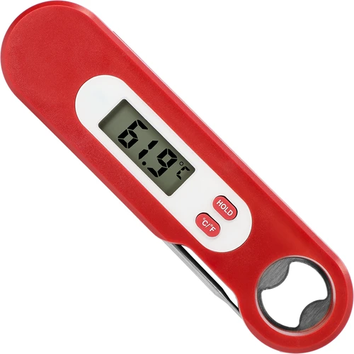 Elektroninen ruokatermometri taitettavalla anturilla (-50/+300℃), punainen - 2