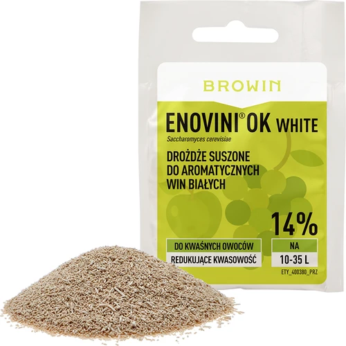 Enovini® OK WHITE - viinihiiva, joka alentaa happamuutta 7 g - 3