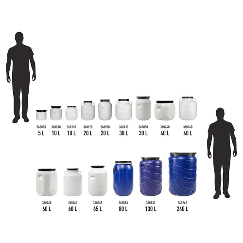 Fermentointitynnyri 30 l – valkoinen, kahvoilla - 11