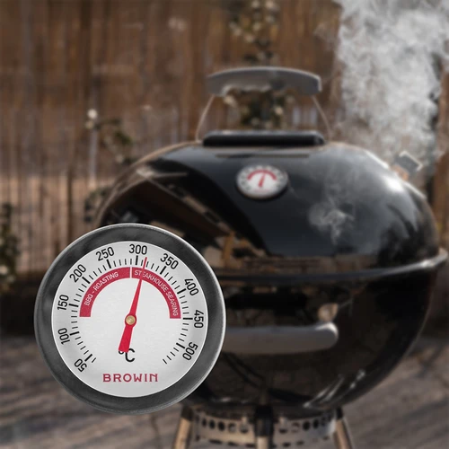 Grilli- ja BBQ-lämpömittari, 50 - +500°C, bimetallinen, 5,3 cm - 6