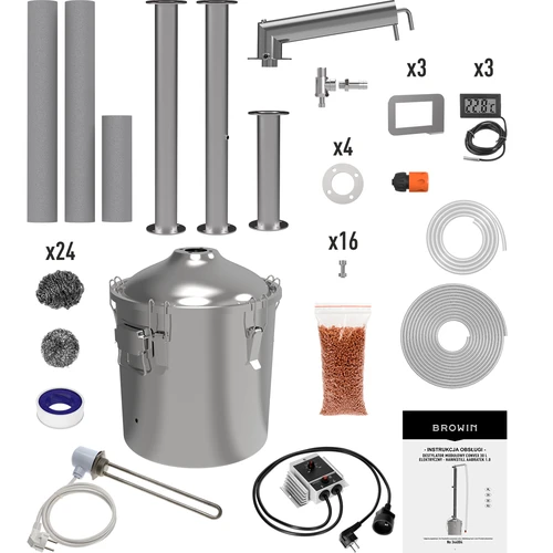 Hawkstill Aabratek 1.0 Sähköinen Tislaaja, 30 L - 2