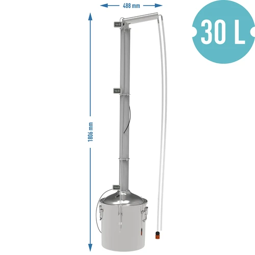 Hawkstill Aabratek 1.0 Sähköinen Tislaaja, 30 L - 17