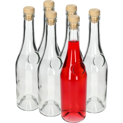 Herbowa-pullo 500 ml sienenmuotoisella korkilla, 1 kpl - 8