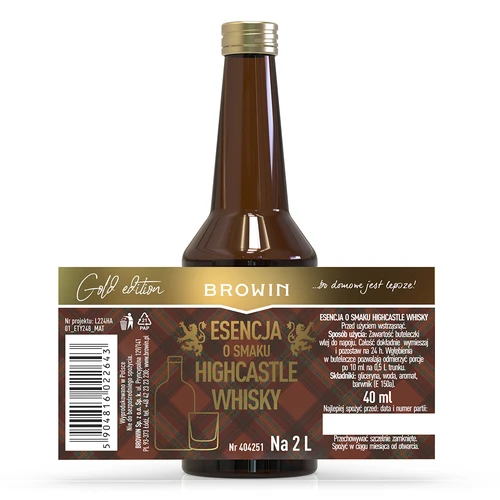 Highcastle Whisky -makuesanssi 2 liträän – 40 ml - 4