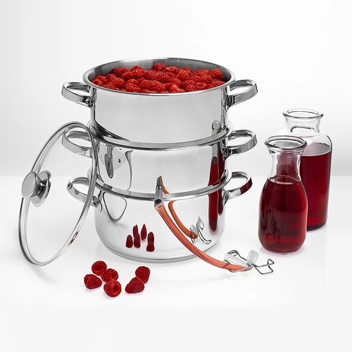 Höyrymehustin (mehumaija) ruostumattomasta teräksestä + höyrytysosa, 5 l - 11