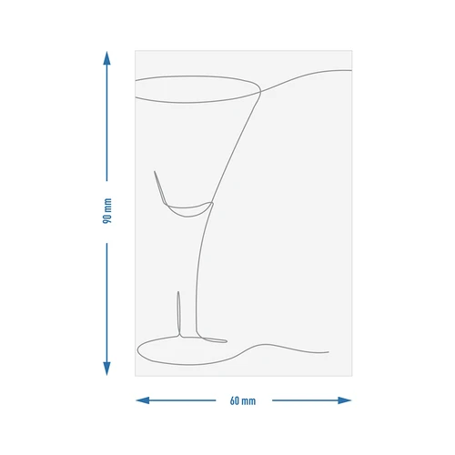 Itsekiinnittyvät etiketit 60 x 90 mm pulloihin, liköörille, alkoholille, vodkalle - 20 kpl - 3