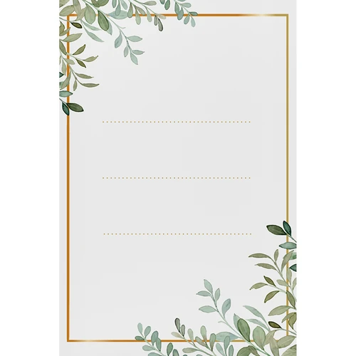 Itsekiinnittyvät etiketit 60 x 90 mm pulloihin, purkkeihin, lahjoihin, kukkakuvio - 20 kpl