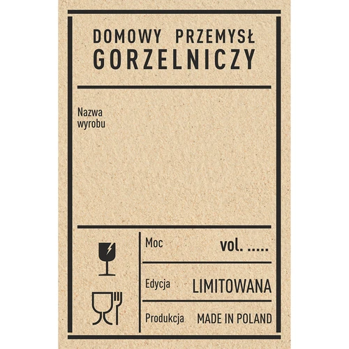 Itseliimautuvat etiketit 60x90 mm pulloille, vodkalle, 3 mallia 20 kpl. - 3
