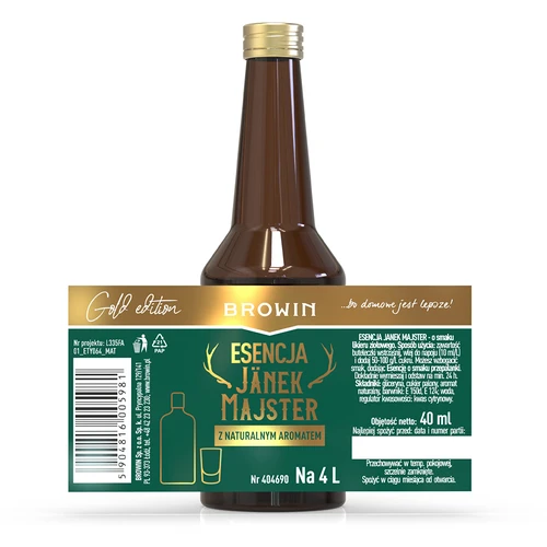 Jänek Majster -esanssi 4 L:lle, 40 ml - 6