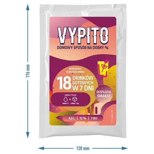 Juhlasetti - Vypito passionhedelmä ja persikka - 3