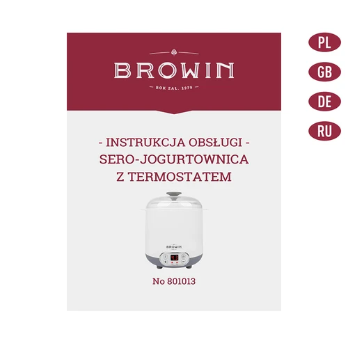 Juusto-jogurttikone termostaatilla 1,5 L - 8