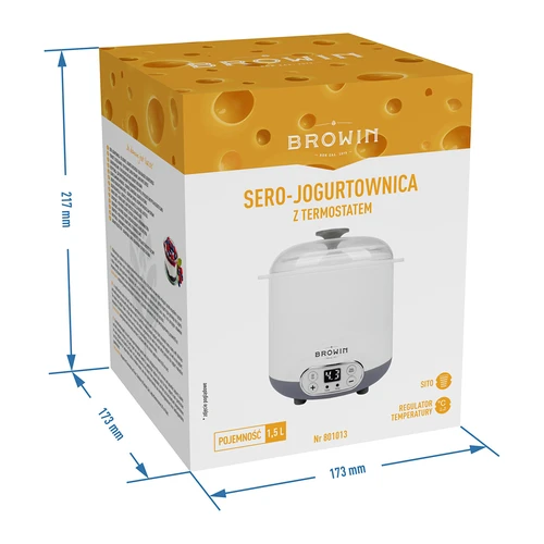 Juusto-jogurttikone termostaatilla 1,5 L - 11