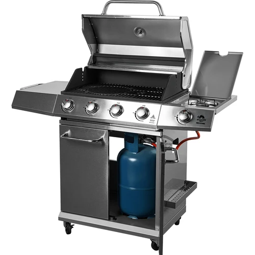 Kaasugrilli dragON BBQ201, 18,8 kW, hopea - 2