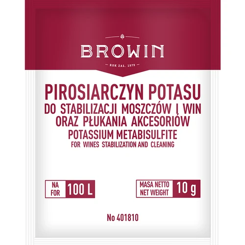 Kaliumdisulfiitti 10 g