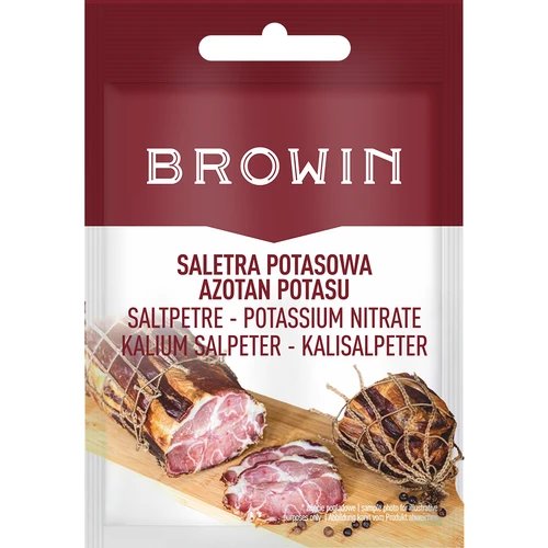 Kaliumsalpeteri lihan pekelöintiin, 20 g