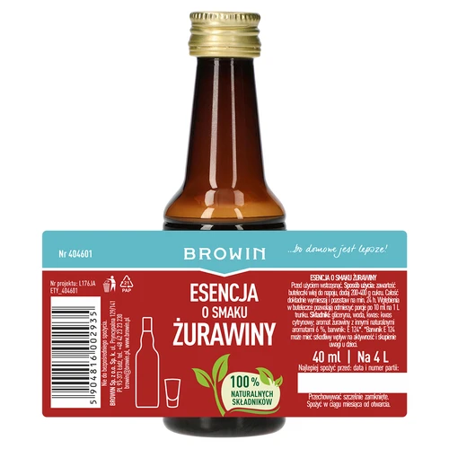 Karpalon makuinen esanssi 4 L:lle – 40 ml - 5