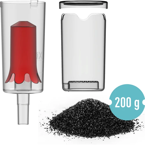 Käymishajunpoistaja + hiljainen käymisputki + kookosaktiivihiili 200 g - 2