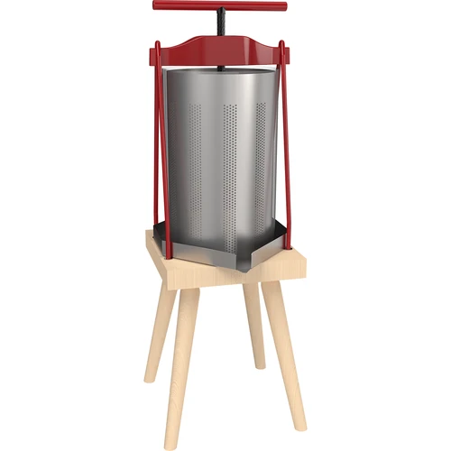 Kehysprensa hedelmille – metallikorilla, 10L