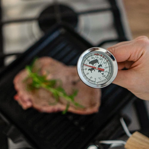 Keittiömittari grafiikalla (0°C - +120°C) 21,0 cm - 6